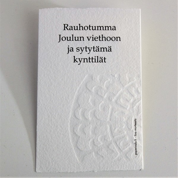 Joulukortti / Rauhotumma