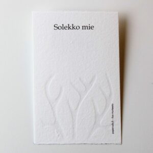 Kortti A6 solekko mie