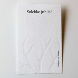 Kortti A6 solekko juhlia
